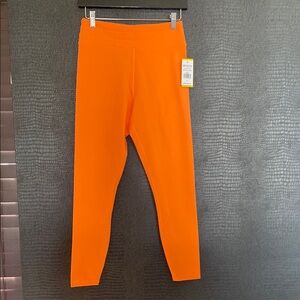 NWT EleVen by Venus Williams Orange High-Waisted Leggings